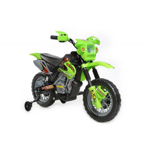Mini Motocross 6v Kids Ride On Bike Battery Powered Green